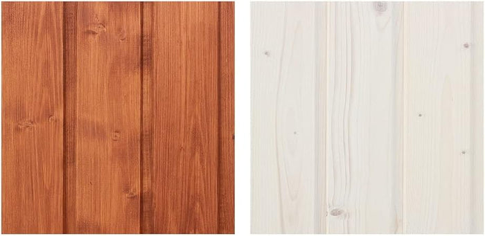 Kit di impregnanti per legno - 5 litri di colore BIANCO+ 5 litri di impregnante di colore MOGANO