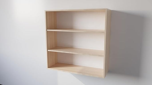 Pensile Cucina  in Legno Nobilitato Rovere Mobile Alto con 2 Ante, Pensile Componibile Moderno Made in Italy (H90XL90XP33cm)