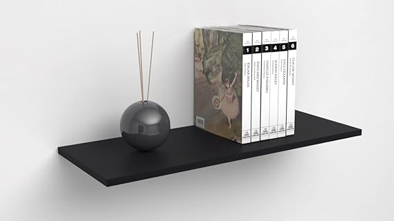 Mensole da Muro classiche in Legno nobilitato spessore 1.8 cm 80x30 Olmo