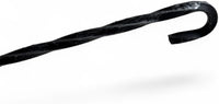 Paletta per Cenere in Ferro per Camino, Nera, Lunghezza Totale 57 cm, Larghezza Utile paletta 12 cm