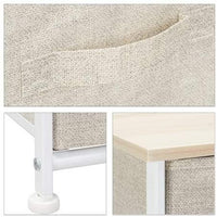 Cassettiera contenitore con cassetti in tessuto beige 13_0002582