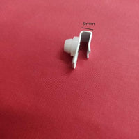 Supporto 5mm No Foro per Tende a Pacchetto, Bianco, Qualità Made in Italy
