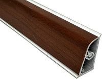 ALZATINA PER PIANI DA CUCINA LUNGHEZZA 2 METRI NOCE SCURO