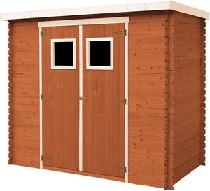 Kit di impregnanti per legno - 10 litri di colore BIANCO+ 10 litri di impregnante di colore MOGANO