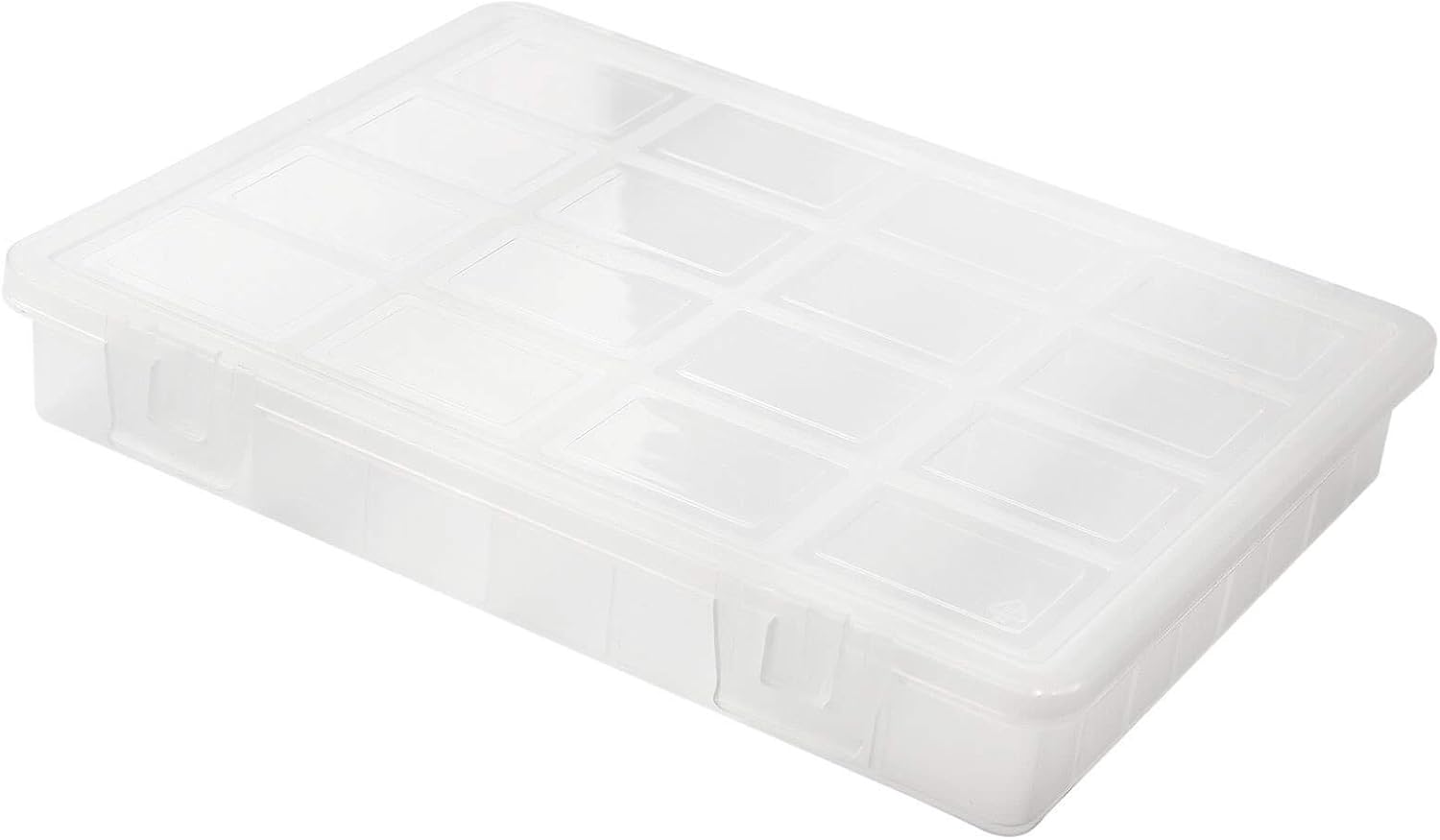 Portaminuteria trasparente con 16 scomparti