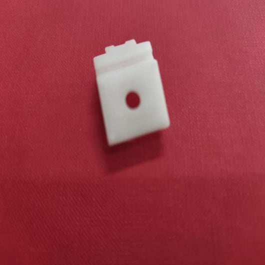 Supporto a Soffitto per Tende e Binari in Nylon, Colore Bianco - Fabbricato in Italia