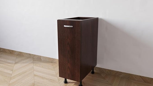 Mobile Base Da 30. Compreso Di Anta H 72 Cm L 30 Cm P 55,5 Cm Compresa Di Piedini 10 Cm colore Wenge