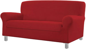 Copridivano Antimacchia 1 Posto Impermeabile Elasticizzato Fodera Salva Poltrona Bordeaux