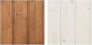 Kit di impregnanti per legno - 10 litri di colore BIANCO+ 10 litri di impregnante di colore RICCA QUERCIA