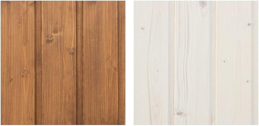 Kit di impregnanti per legno - 10 litri di colore BIANCO+ 10 litri di impregnante di colore RICCA QUERCIA