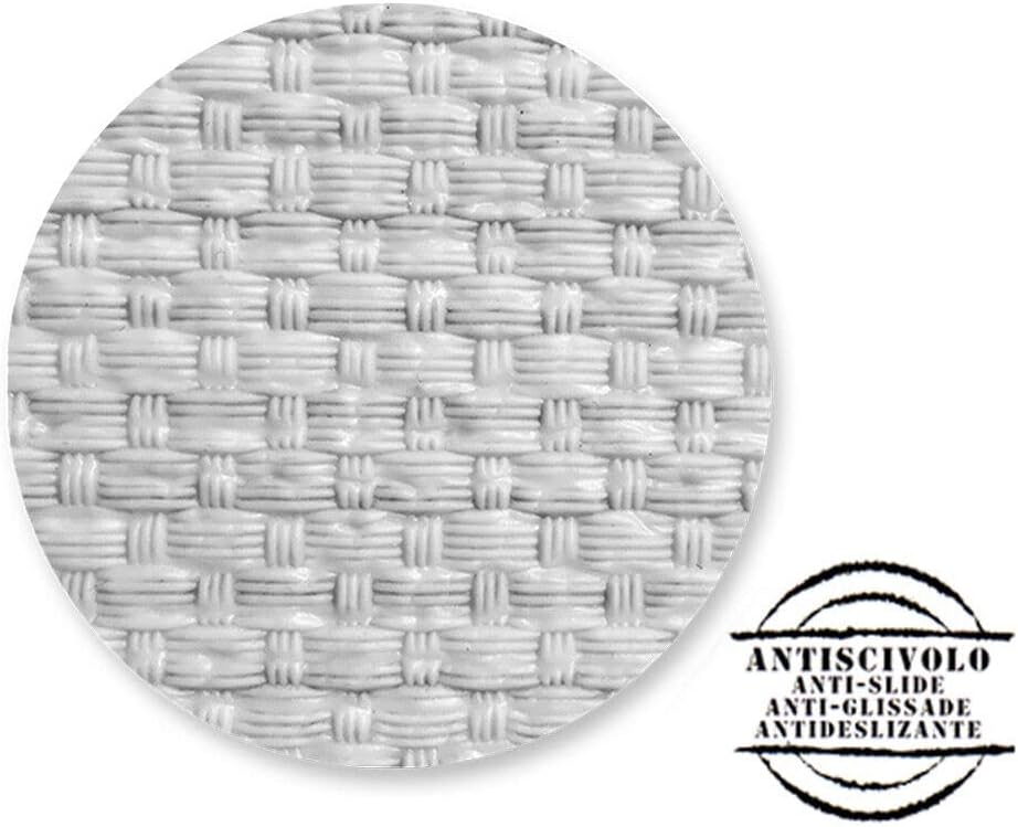 Tappeto Casa Cucina Rombi 3D 50X190 Cm Bordato Moderno Assorbente Antiscivolo Arancione