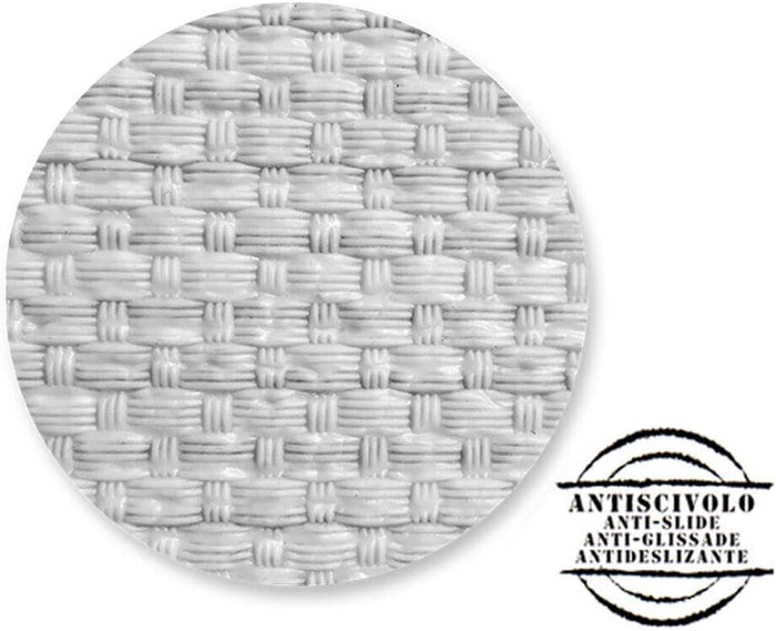 Tappeto Casa Cucina 3D 50x240 Cm Design Geometrico Moderno Assorbente Antiscivolo Beige