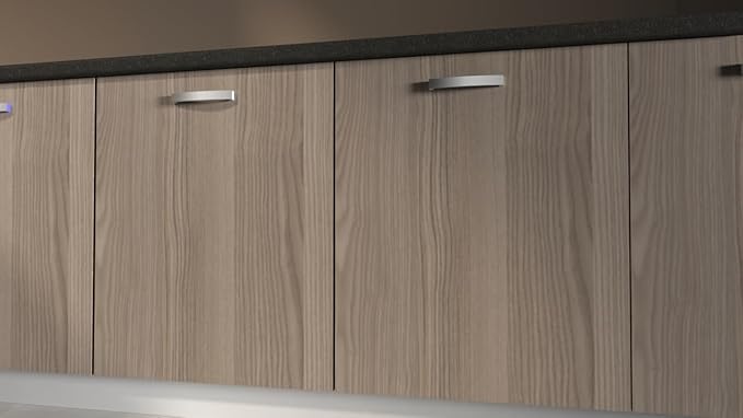 Anta per mobili in Legno nobilitato Compresa di Maniglia e Cerniere 72X30 OLMO