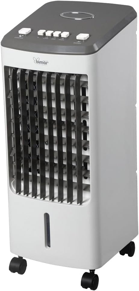 Bimar Raffrescatore Purificatore VR25 3 in 1 Oscillazione 3 Velocità Serbatoio 4L Filtri Rimovibili 80W