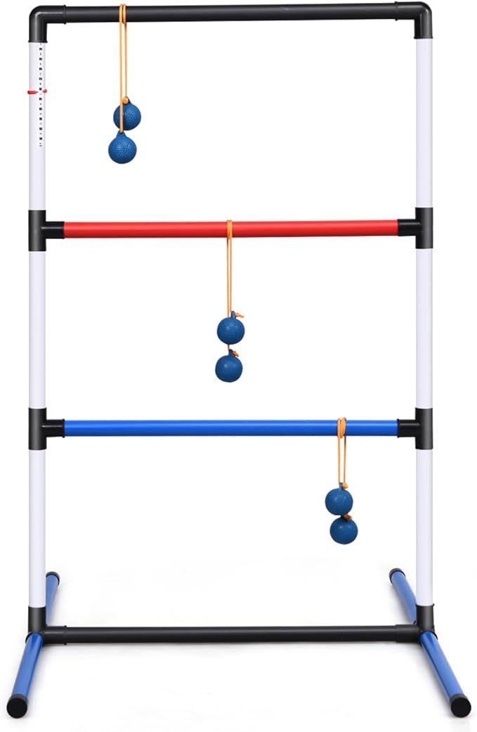 Ladder Ball Gioco Golf Toss, Gioco per Interno ed Esterno con 6 Palline e Borsa per Il Trasporto, Segnapunti Incorporato