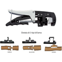 INNESTATRICE UNIVERSALE TRE LAME TRE TIPI DI INNESTO INCASTRO OMEGA GEMMA BERNI ART.17