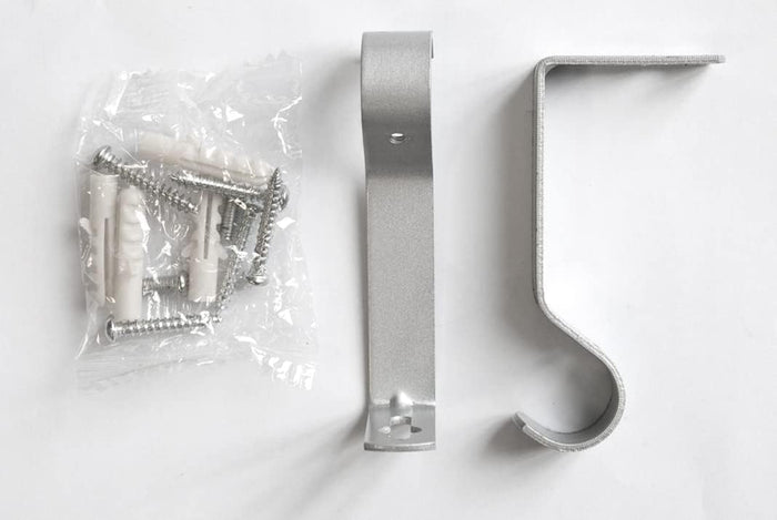 Bastone Tenda Ferro Estendibile 120-210 Asta Anelli Scorritenda Moderno Grigio