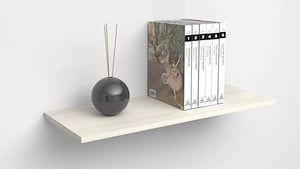 Mensole da Muro classiche in Legno nobilitato spessore 1.8 cm 70x40 Larice Bianco