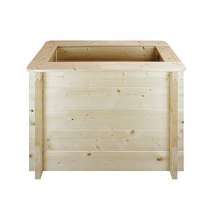 L'aiuola di giardino sopraelevata in legno - 78x38x57 cm - Timbela M612