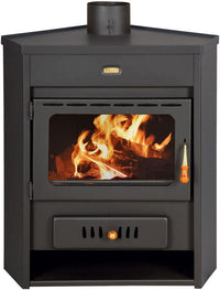 Stufa a Legna ad Angolo Modello Prity AM da 12kw