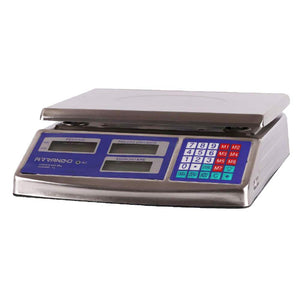 BILANCIA ELETTRONICA PROFESSIONALE DIGITALE 40Kg ACCIAIO DA BANCO DIVISIONE 2g AB57118