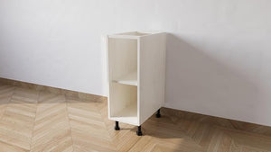 Mobile Base Da 30. Compreso Di Anta H 72 Cm L 30 Cm P 55.5 Cm Compresa Di Piedini 10 Cm colore Larice Bianco