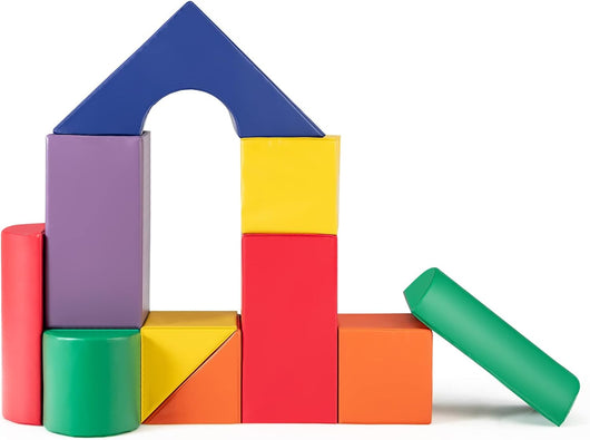 Set di Giocattoli per Arrampicata Impermeabile in Schiuma da 11 Pezzi, Set di Blocchi per Arrampicata per Bambin di età Superiore a 1,5 Anni, Multicolore