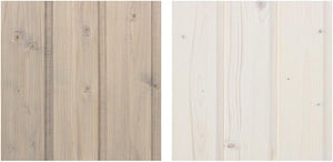 Kit di impregnanti per legno - 5 litri di colore BIANCO+ 5 litri di impregnante di colore GRIGIO