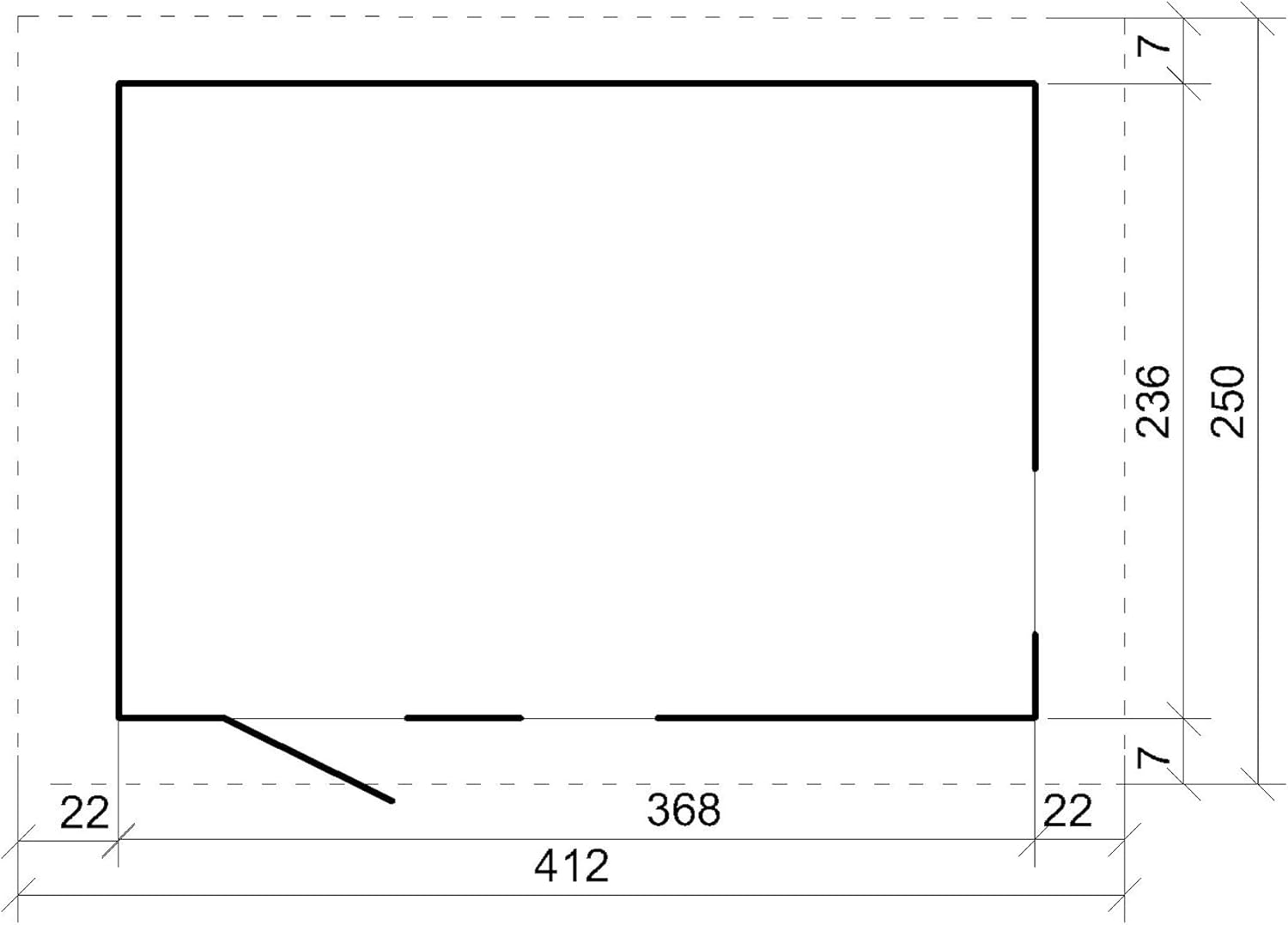 Casetta da giardino di qualit? premium 8,68 m² - H252x250x412 cm - Timbela M914-HARVEST HONEY