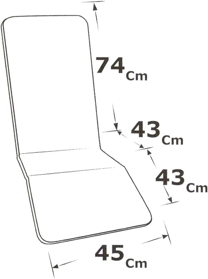 Cuscino Sdraio Poltrona Morbido A Righe Copri Lettino Prendisole Pieghevole Made In Italy Blu