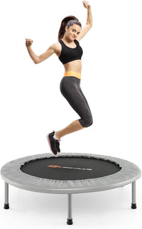 Mini Trampolino Elastico e Pieghevole, Capacità di Carico 150 kg, per Interno ed Esterno