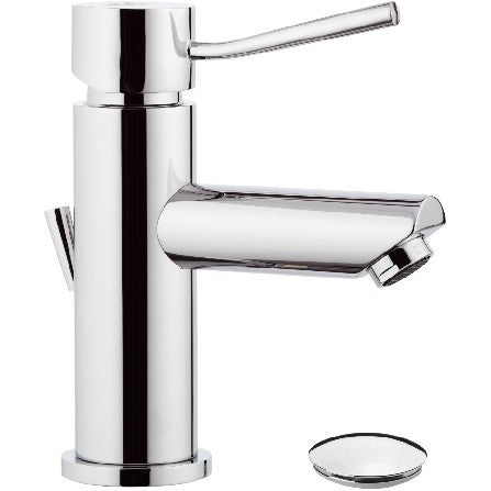 Miscelatore monocomando lavabo con o senza scarico serie minimal remer