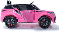 Auto Elettrica Macchina per Bambini RANGE ROVER VELAR 12V-Rosa