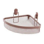 Mensola bagno angolare mocha in acciaio con 1 ripiano – Taki
