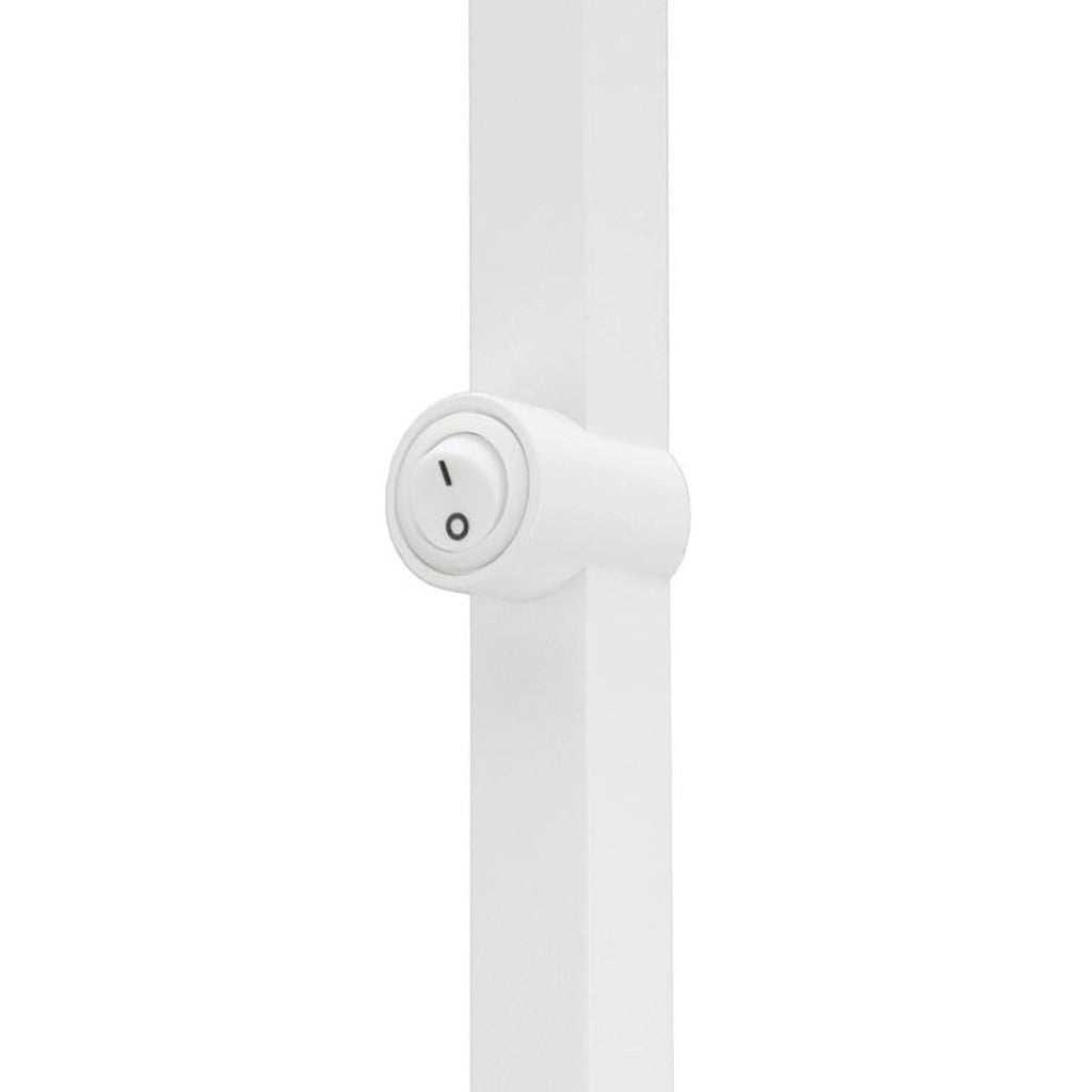 Piantana LED da terra elegante design moderno lampada pavimento GU10 luce orientabile salotto ufficio camera albergo 230V COLORE BIANCO