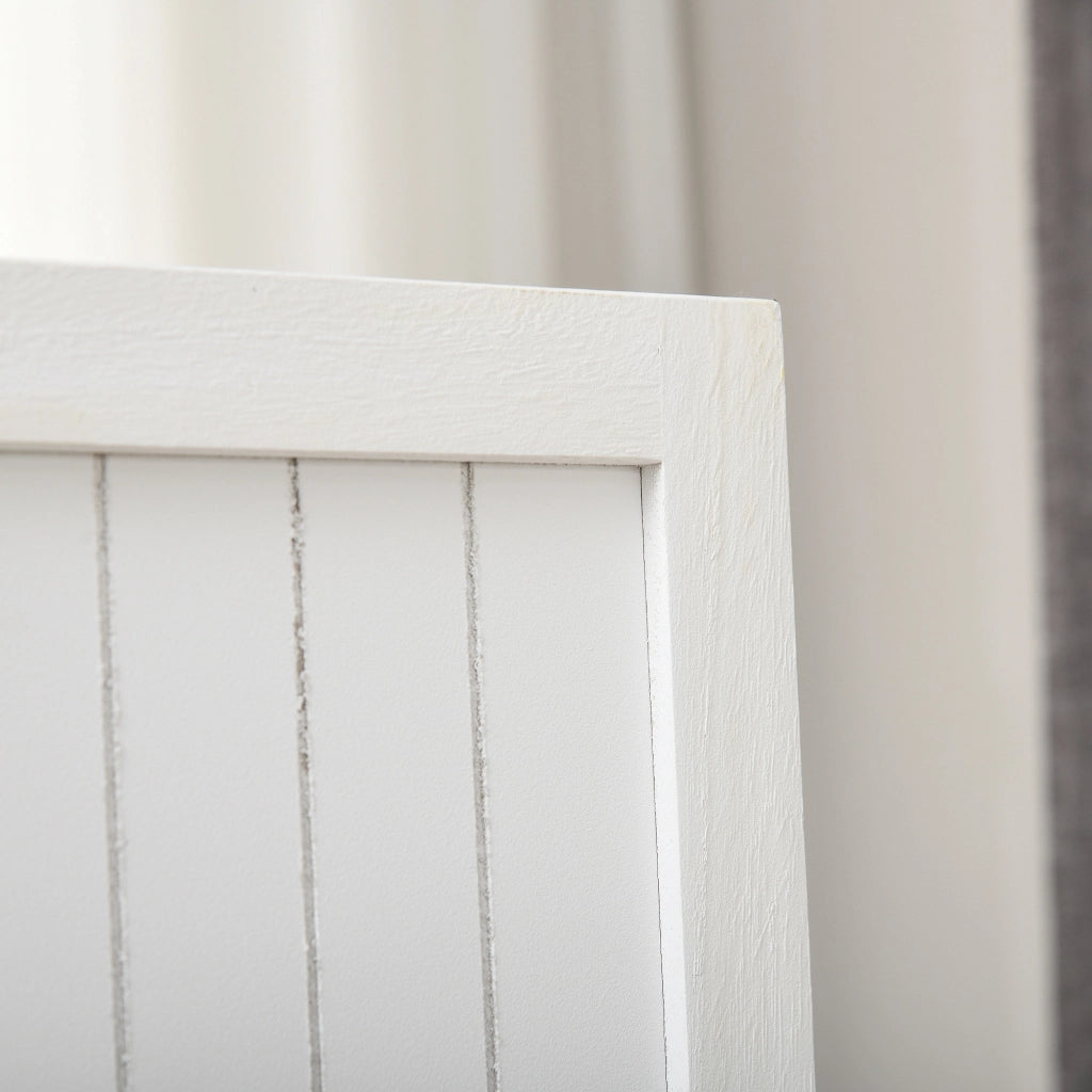 Paravento in legno a 3 ante pieghevole ¨C zephmum ¨C bianco 120x170 cm