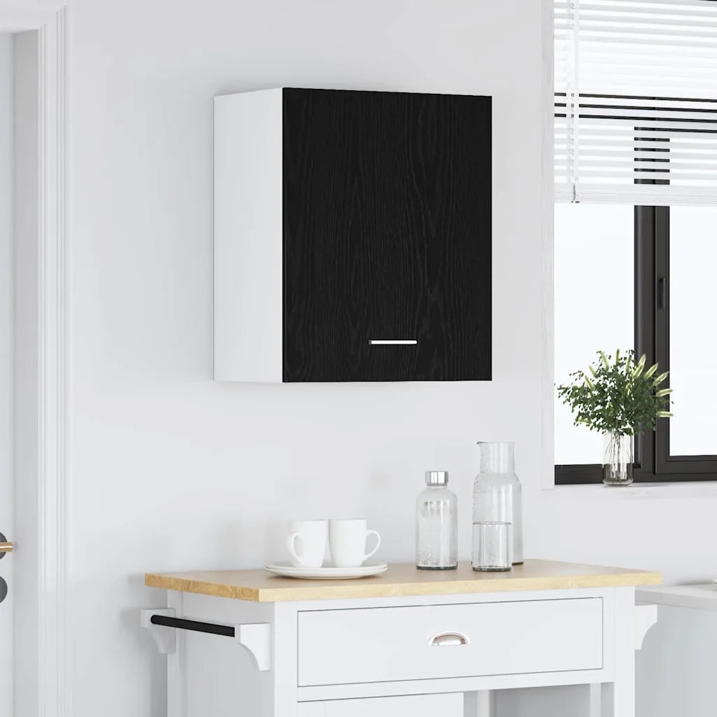 Armadio pensile | Mobile da Cucina Rovere Nero 50 x 31 x 60 cm Legno multistrato