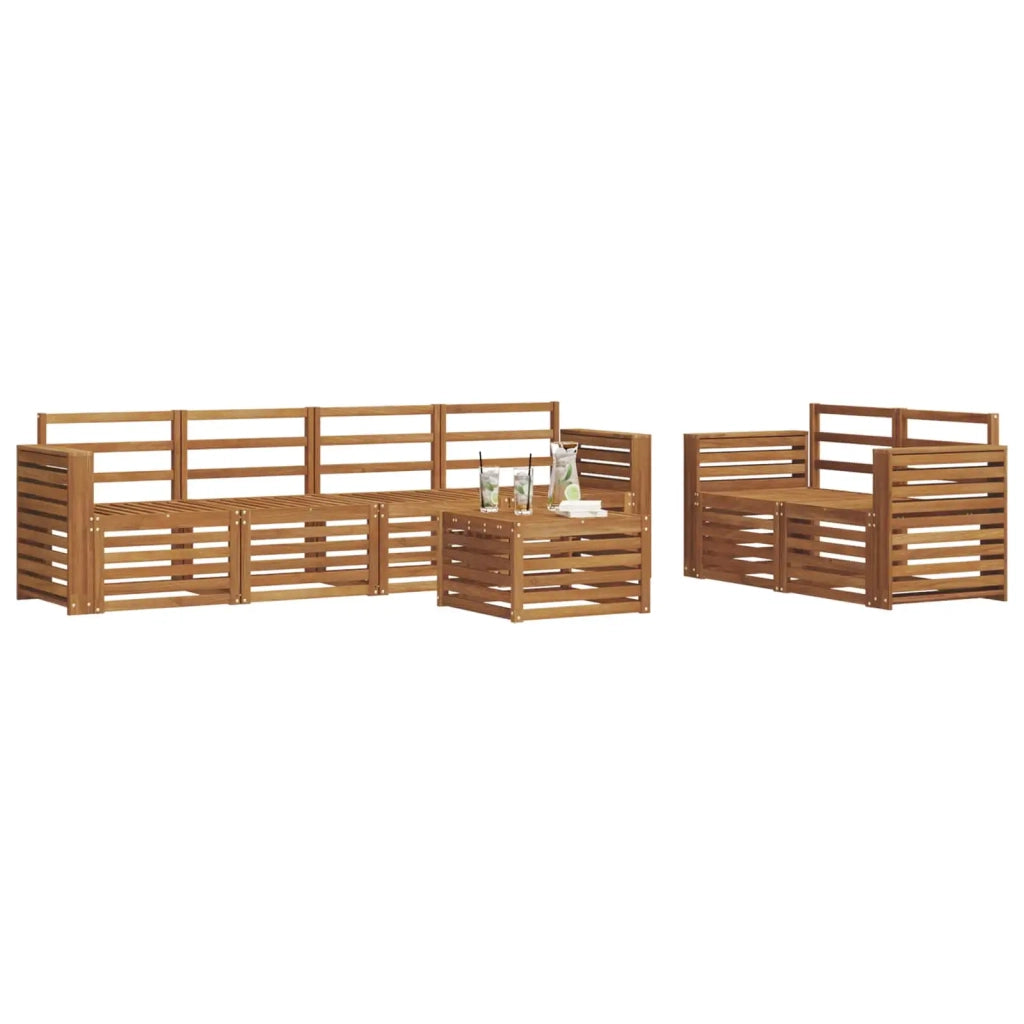 Set divani Legno di Acacia Massello