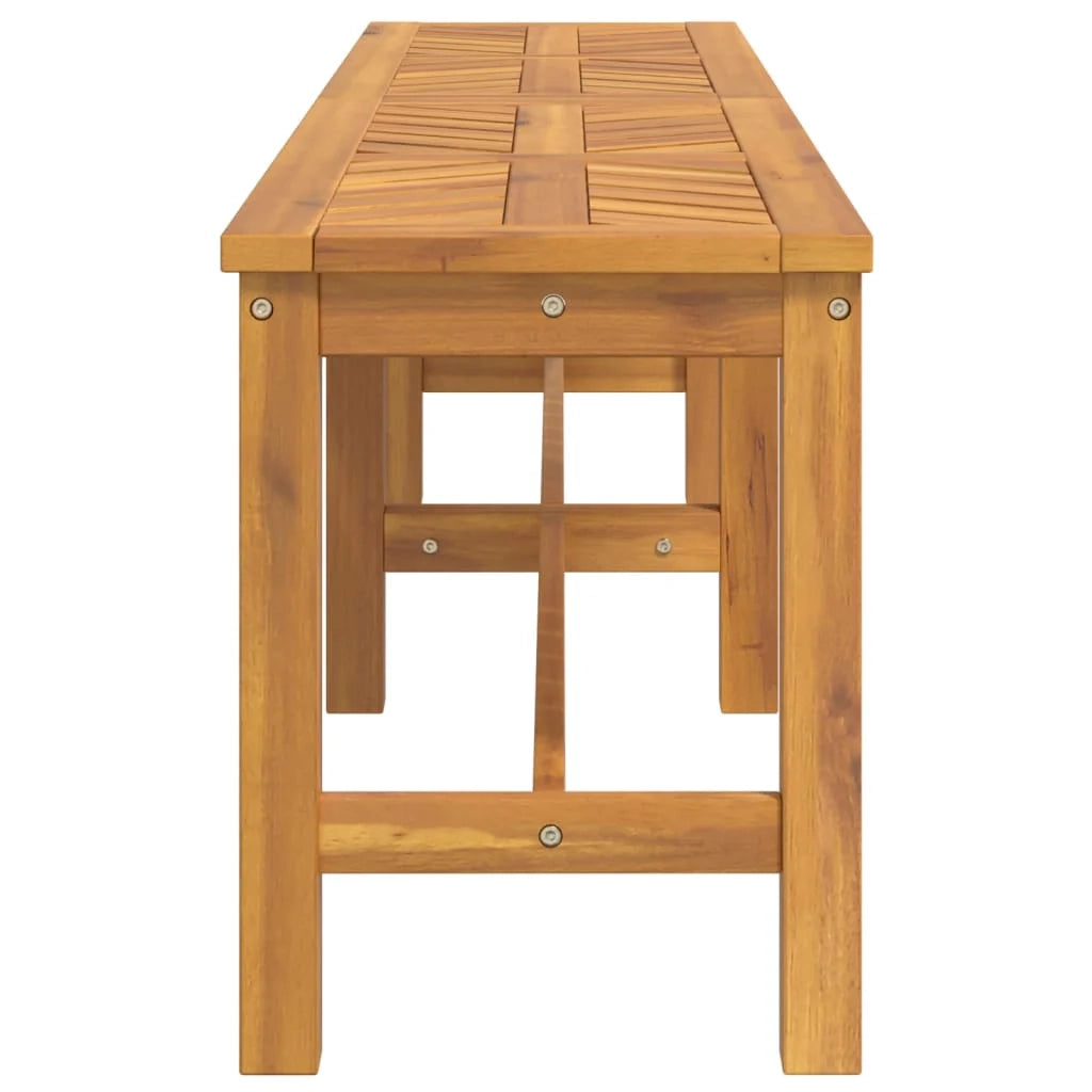Panca da giardino mobili da esterno terrazza 180 x 35 x 45 cm legno massello di acacia 02_0011274