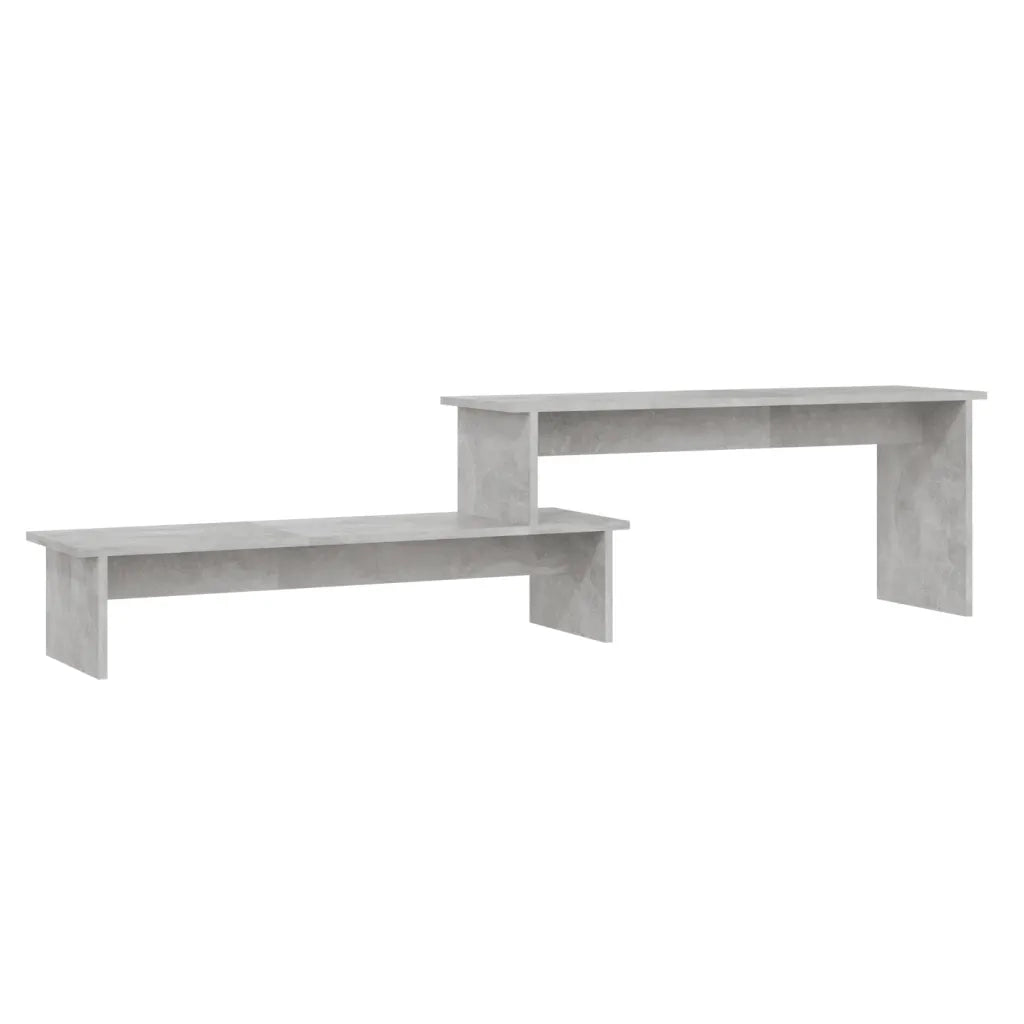 Mobile TV Grigio Cemento 180x30x43 cm in Truciolato