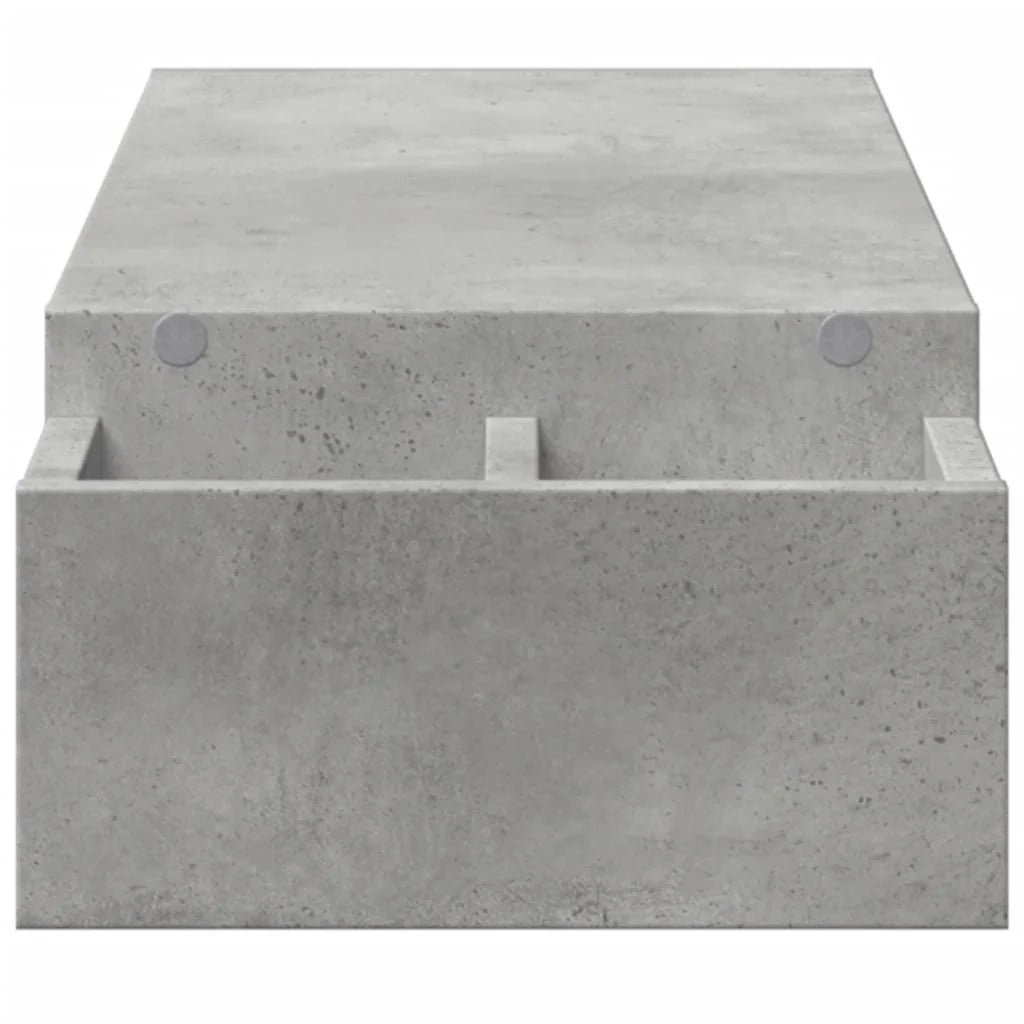 Supporto per monitor scrivania con contenitore legno ingegnerizzato grigio 02_0044925