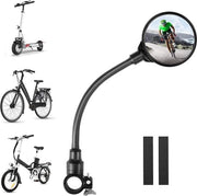 Specchio per bicicletta - Specchio per bicicletta da installare sul manubrio - Bicicletta - Duraturo - Qualità premium