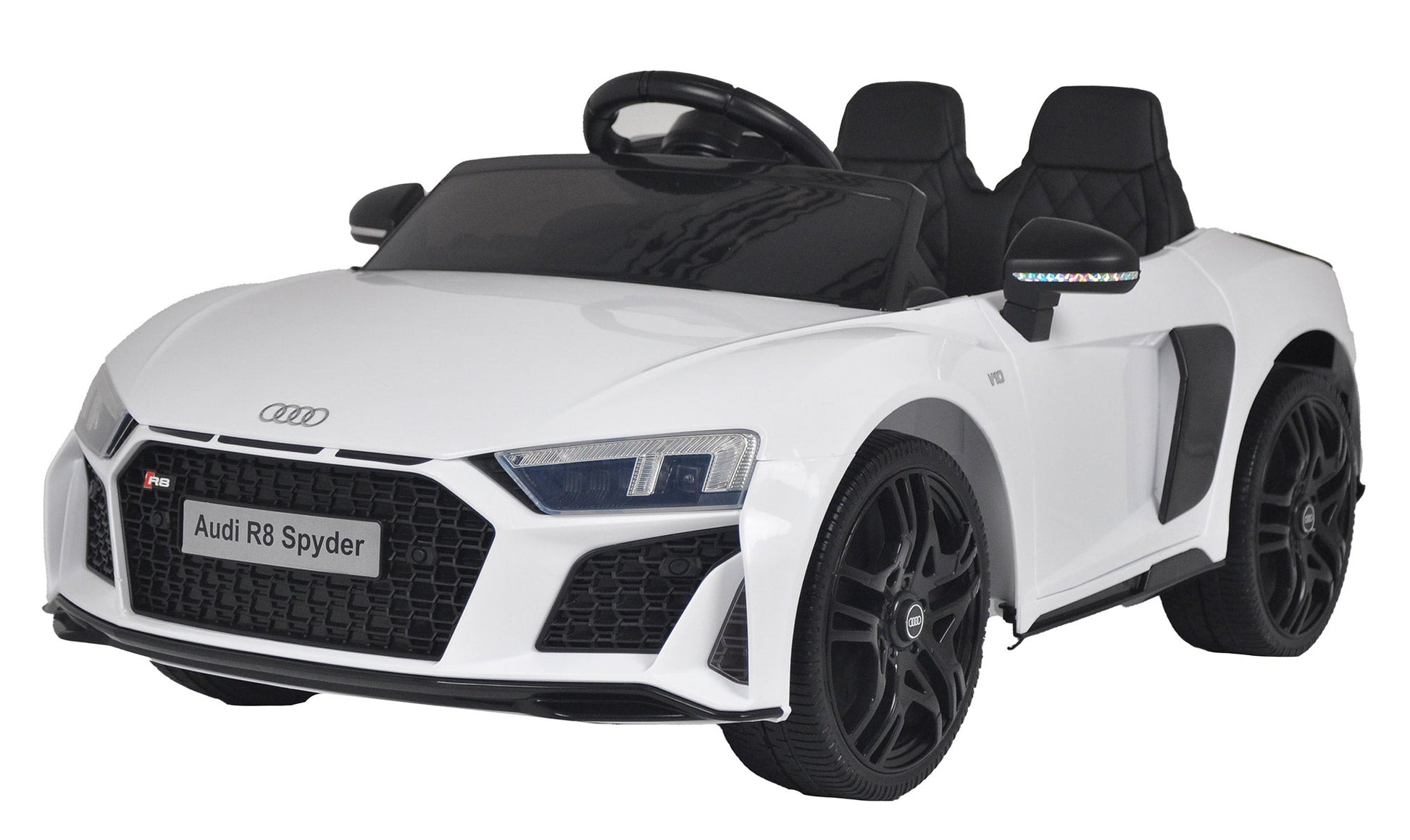 Macchina Elettrica per Bambini 12V con Licenza Audi R8 Spyder Bianca