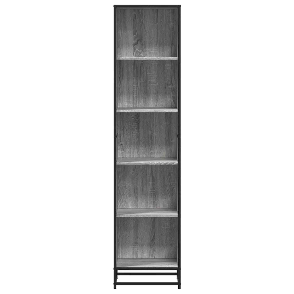 Libreria Grigio Sonoma 40x35x170,5 cm in Legno Multistrato 849142