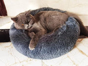 Cuscino per gatti, letto per gatti, pieghevole, per gatti o cani più piccoli, morbido, peloso piuma sintetica