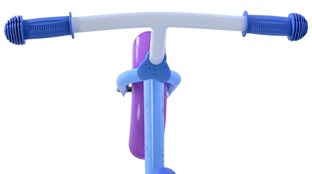 Balance Bike Bicicletta Senza Pedali per Bambini 12" Licenza Disney Frozen Azzurro e Lilla