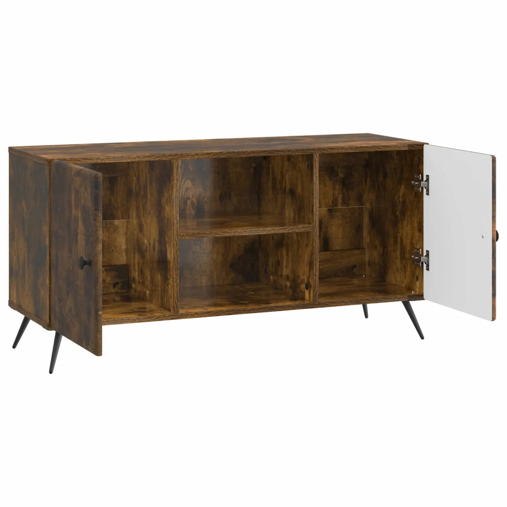 Mobile TV Rovere Fumo 102 x 34,5 x 50 cm Legno ingegnerizzato 895620