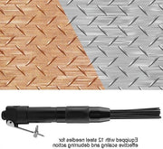 Rimozione aghi - Effettivo contro ruggine e vernice - 32,5 cm - Acciaio di carbonio - Per uso professionale - Versione 12 aghi