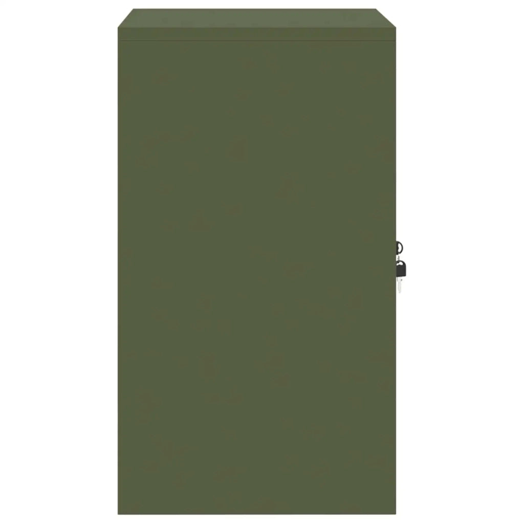 Armadio Verde oliva 60 x 40 x 70 cm Acciaio