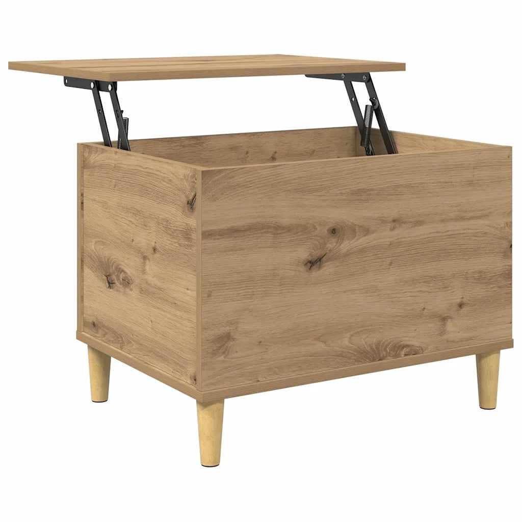 Comodino | Armadio da Notte | Mobiletto da notte Rovere artigianale 60 x 44,5 x 45 cm